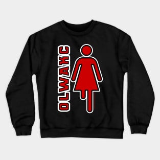 One Legged Woman Crewneck Sweatshirt